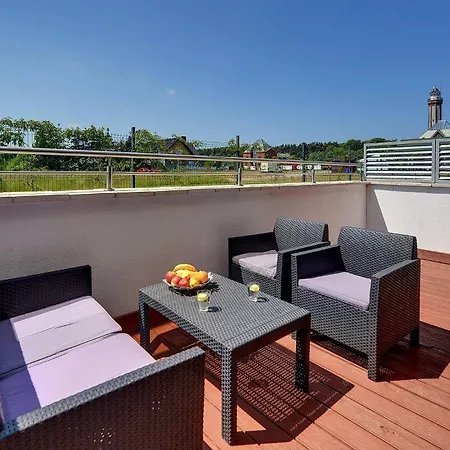 Eleganckie Sun Seasons 24 Blisko Plazy Z Parkingiem By Renters * Niechorze